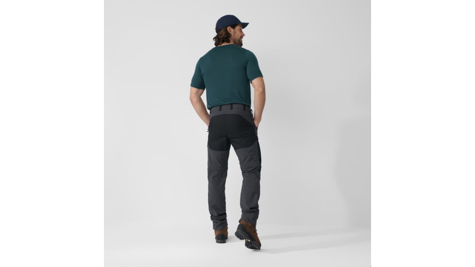 Fjallraven Abisko Midsummer Zip Off Trousers - Mens, Dark Grey/Black, 52, F81154-030-550-52