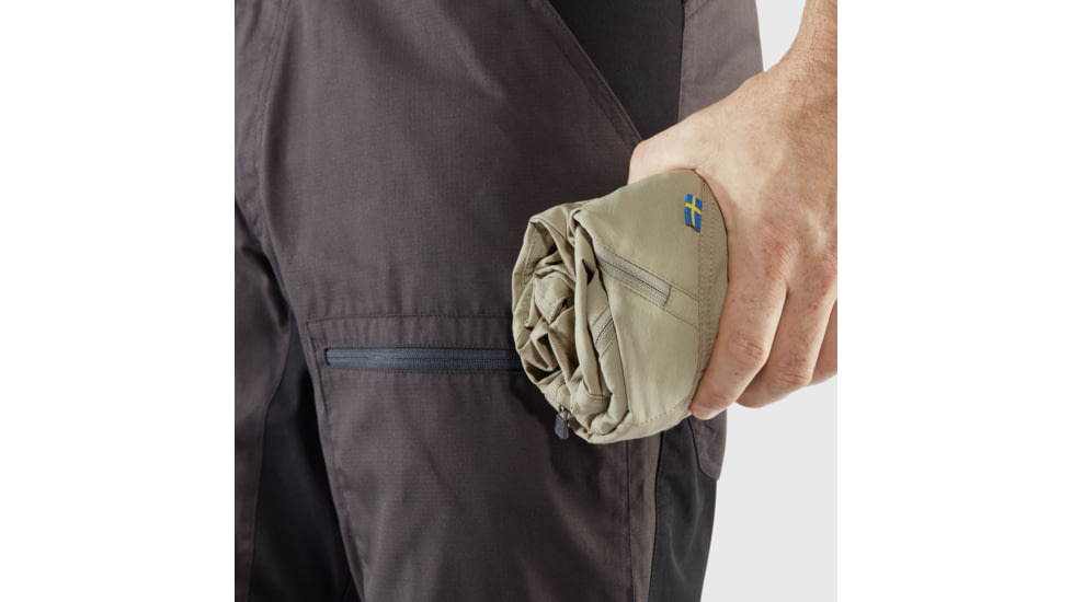 Fjallraven Abisko Midsummer Zip Off Trousers - Mens, Dark Grey/Black, 52, F81154-030-550-52