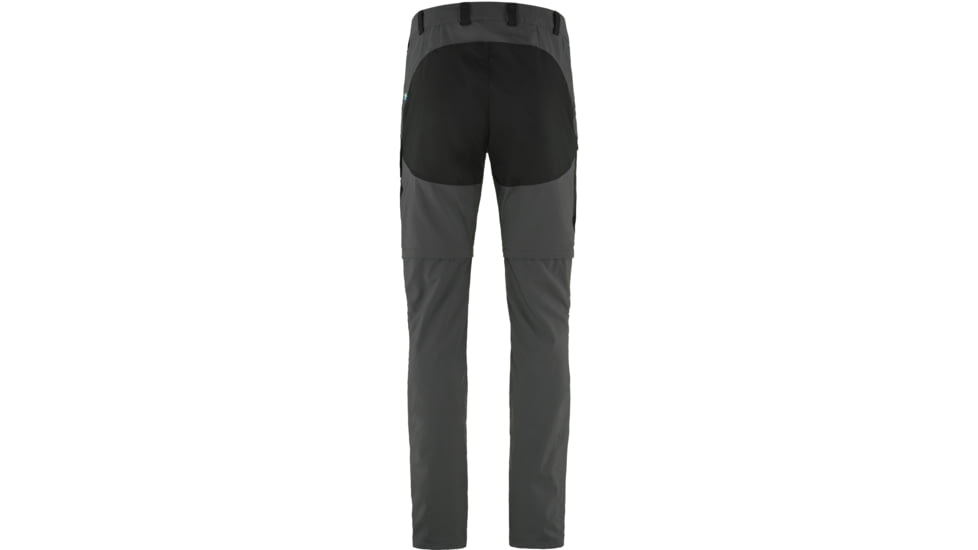 Fjallraven Abisko Midsummer Zip Off Trousers - Mens, Dark Grey/Black, 46/Large, F12200171-30-550-46/L