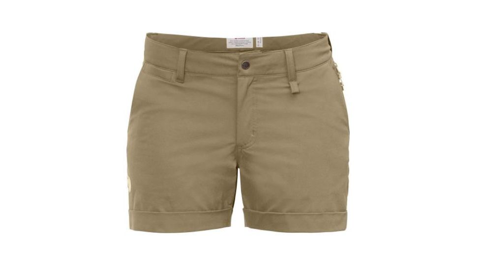 Fjallraven Abisko Stretch Shorts Womens, Sand, 44 F89585-220-44