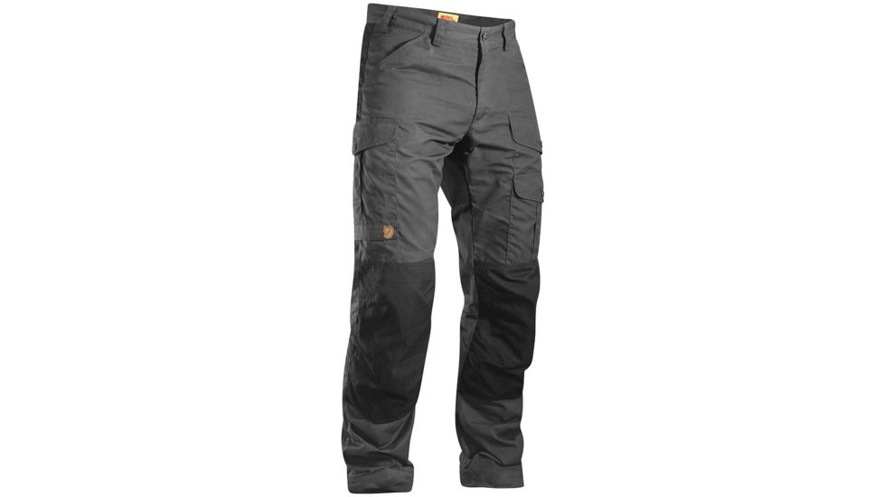 Fjallraven Barents Pro Trousers - Mens-Dark Grey/Black-Raw Length-EU 46