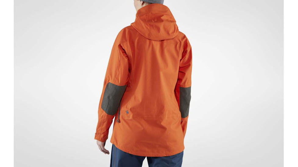Fjallraven Bergtagen Eco-Shell Jacket - Womens, Hokkaido Orange, Extra Small, F89863-208-XS