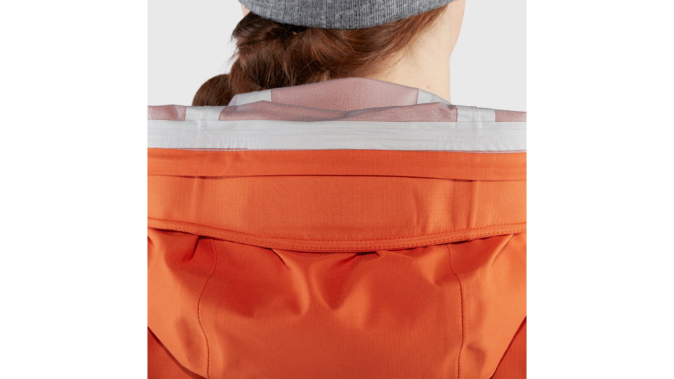 Fjallraven Bergtagen Eco-Shell Jacket - Womens, Hokkaido Orange, Small, F86631-208-S