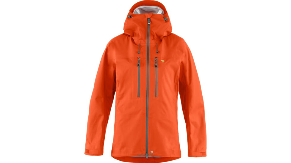 Fjallraven Bergtagen Eco-Shell Jacket - Womens, Hokkaido Orange, Small, F86631-208-S