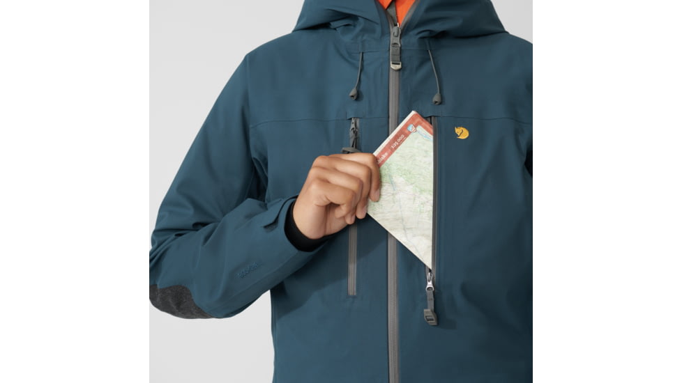 Fjallraven Bergtagen Eco-Shell Jacket - Womens, Mountain Blue, Extra Small, F86631-570-XS