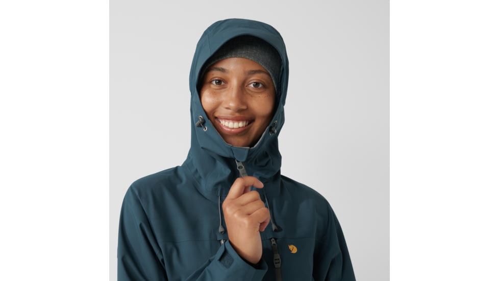Fjallraven Bergtagen Eco-Shell Jacket - Womens, Mountain Blue, Extra Small, F86631-570-XS