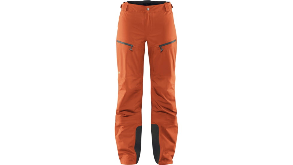 Fjallraven Bergtagen Eco-Shell Trousers - Womens, Hokkaido Orange, 36 EU, F89867-208-36