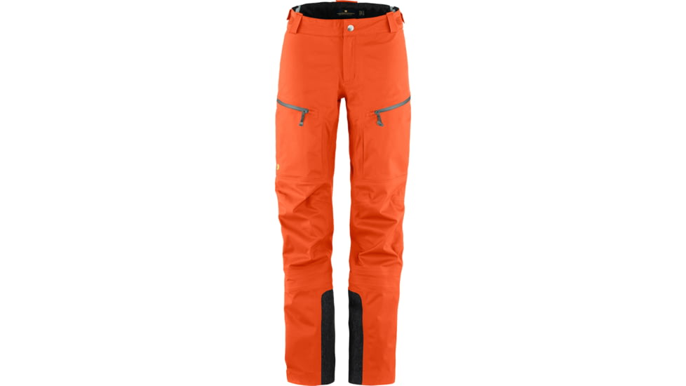 Fjallraven Bergtagen Eco-Shell Trousers - Womens, Hokkaido Orange, 48, F86632-208-48