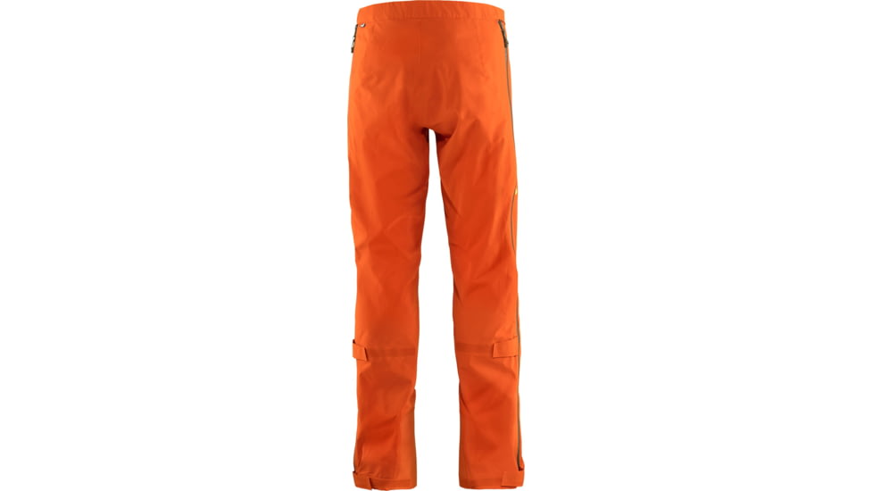 Fjallraven Bergtagen Lite Eco-Shell Trousers - Mens, Hokkaido Orange, 48, F87404-208-48