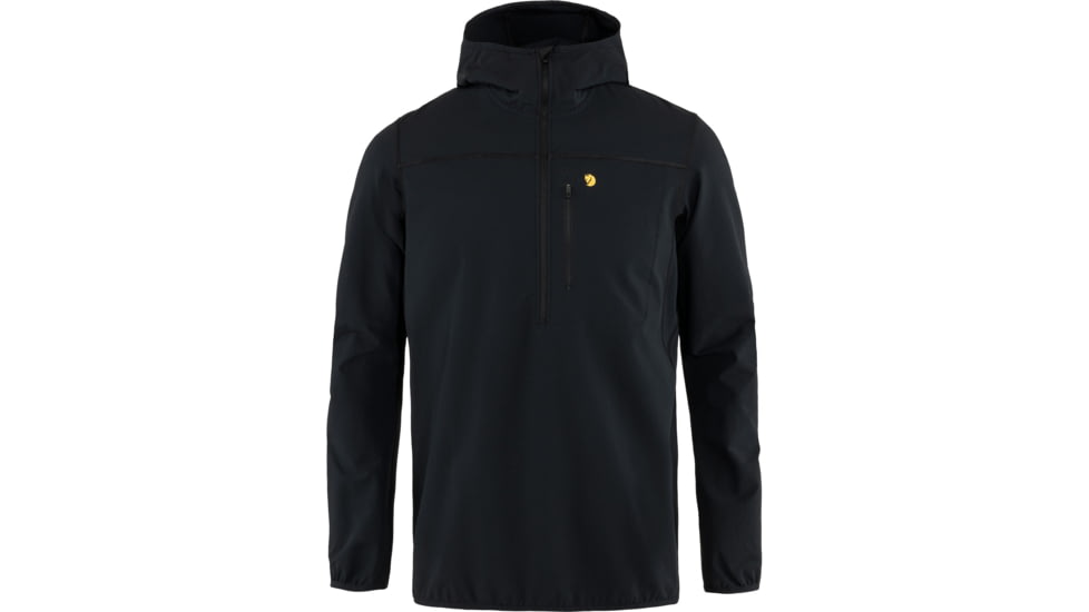 Fjallraven Bergtagen Stretch Half Zip - Mens, Black, Small, F87400-550-S
