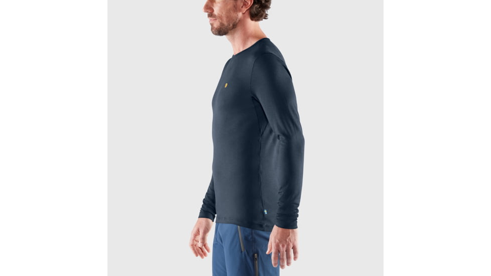 Fjallraven Bergtagen Thinwool LS - Mens, Black, Extra Large, F87405-550-XL