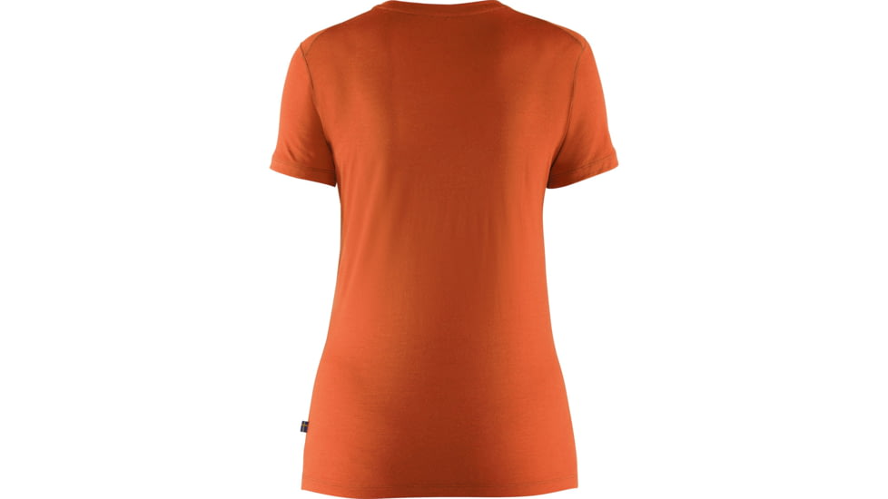 Fjallraven Bergtagen Thinwool SS - Womens, Hokkaido Orange, Extra Small, F84100-208-XS