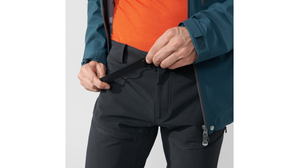 Fjallraven Bergtagen Touring Trousers - Mens, Black, 56, Regular, F86129-550-56/R