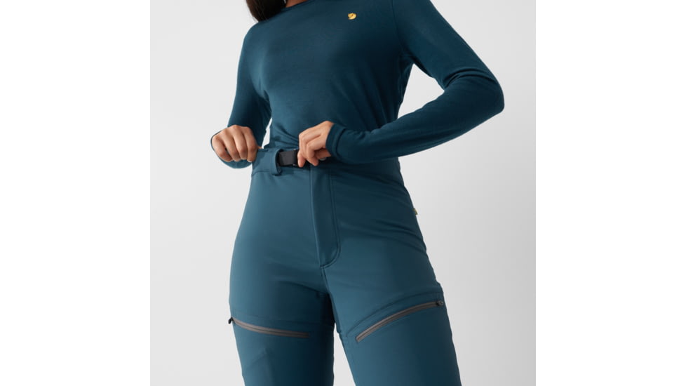 Fjallraven Bergtagen Touring Trousers - Womens, Mountain Blue, 42, Long, F86130-570-42/L