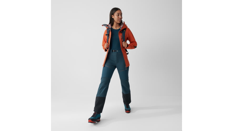 Fjallraven Bergtagen Touring Trousers - Womens, Mountain Blue, 42, Long, F86130-570-42/L