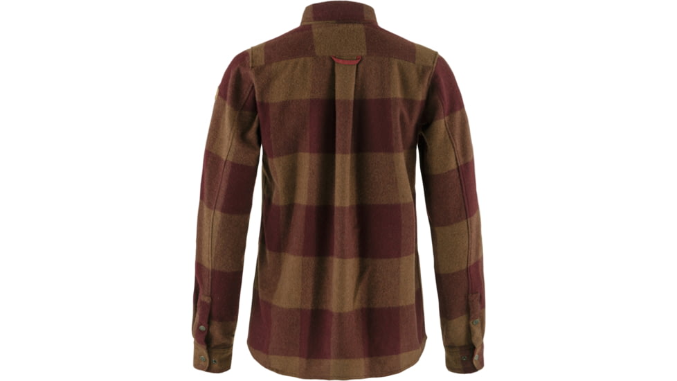 Fjallraven Canada Shirt - Womens, Autumn Leaf/Bordeaux Red, Small, F90835-215-347-S
