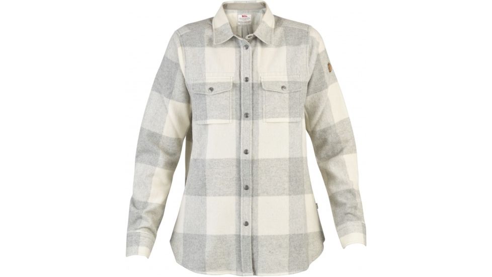 Fjallraven Canada Shirt - Women's, Fog/Chalk White, Medium, 424605