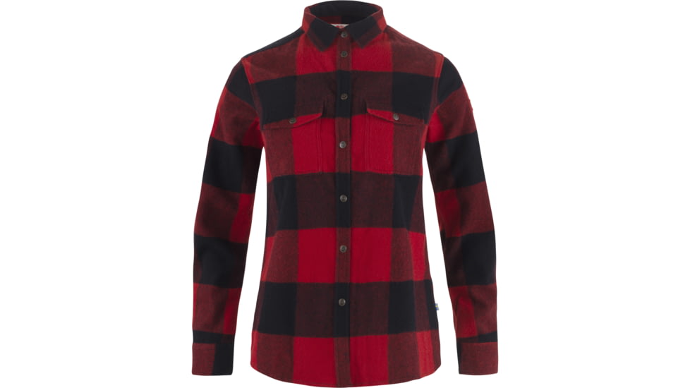 Fjallraven Canada Shirt - Womens, Red, Large, 424357