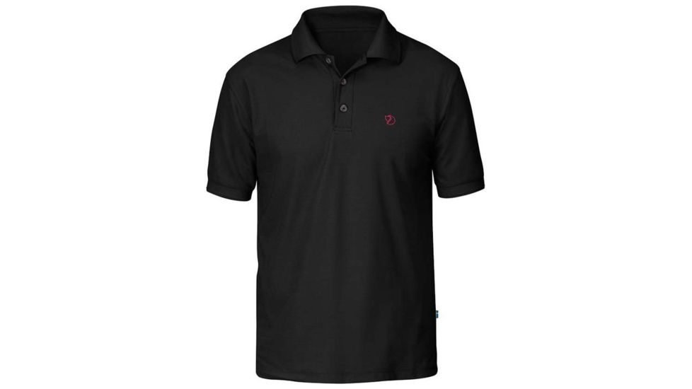 Fjallraven Crowley Pique Shirt - Men's, Black, Extra Large, F81783-550-XL
