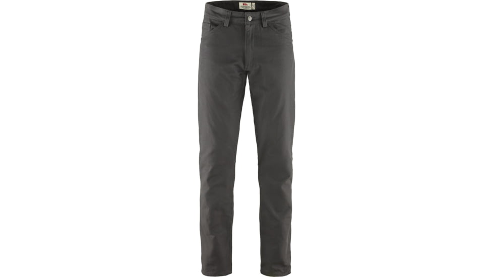 Fjallraven Greenland Canvas Jeans - Men's, 44 Euro, Long Inseam, Dark Grey, F87216-030-44-Long