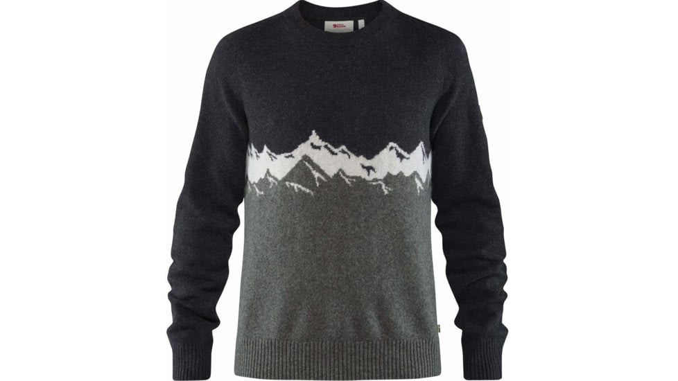 Fjallraven Greenland Re-Wool View Sweater - Mens, Dark Grey, F87225-030-XL