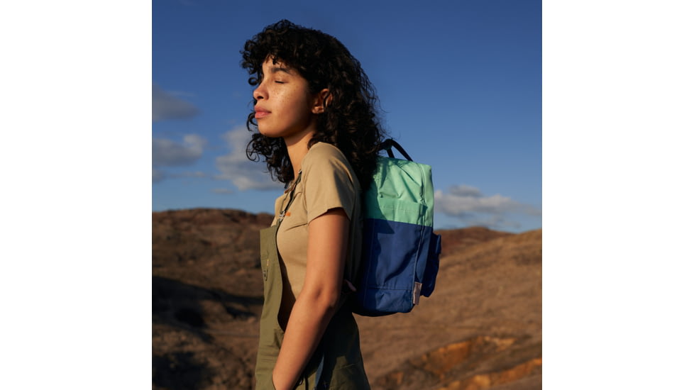 Fjallraven Kanken Art Backpack, Coast Line/Sky, One Size, F23615-981-982-OS