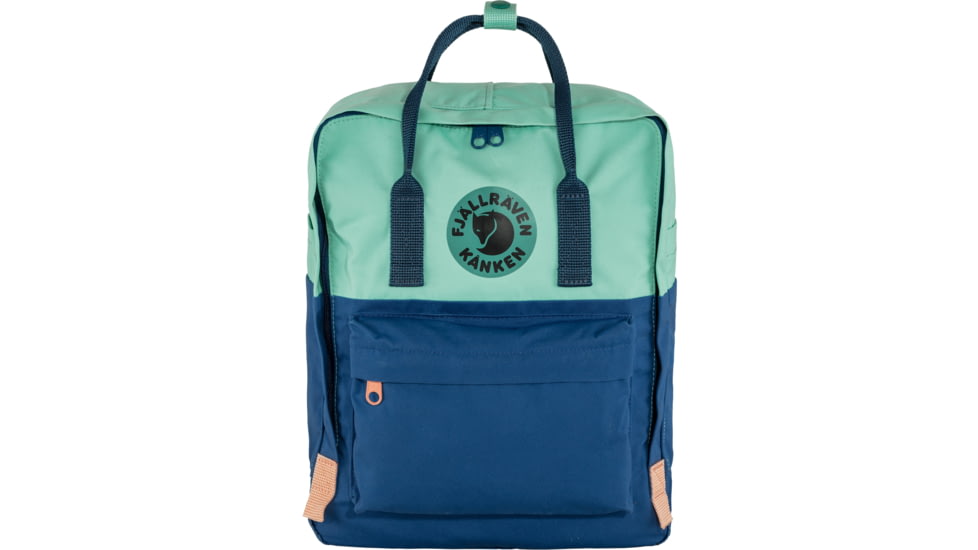 Fjallraven Kanken Art Backpack, Coast Line/Sky, One Size, F23615-981-982-OS