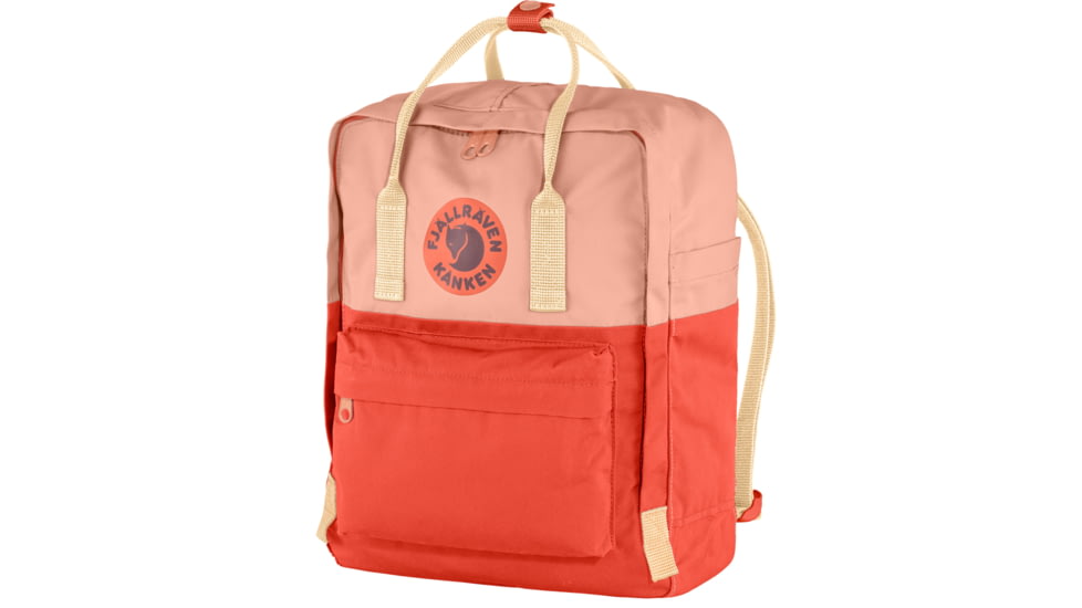 Fjallraven Kanken Art Backpack, Poppy Fields/Cotton Sky, One Size, F23615-983-984-OS