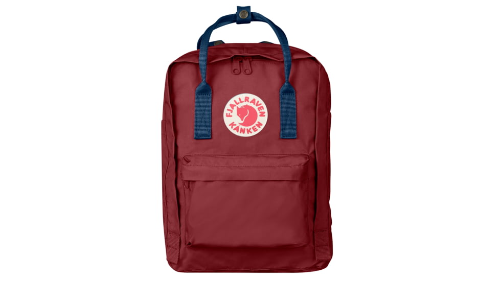 Fjallraven Kanken 13 Inch Laptop Backpack, Ox Red/Royal Blue