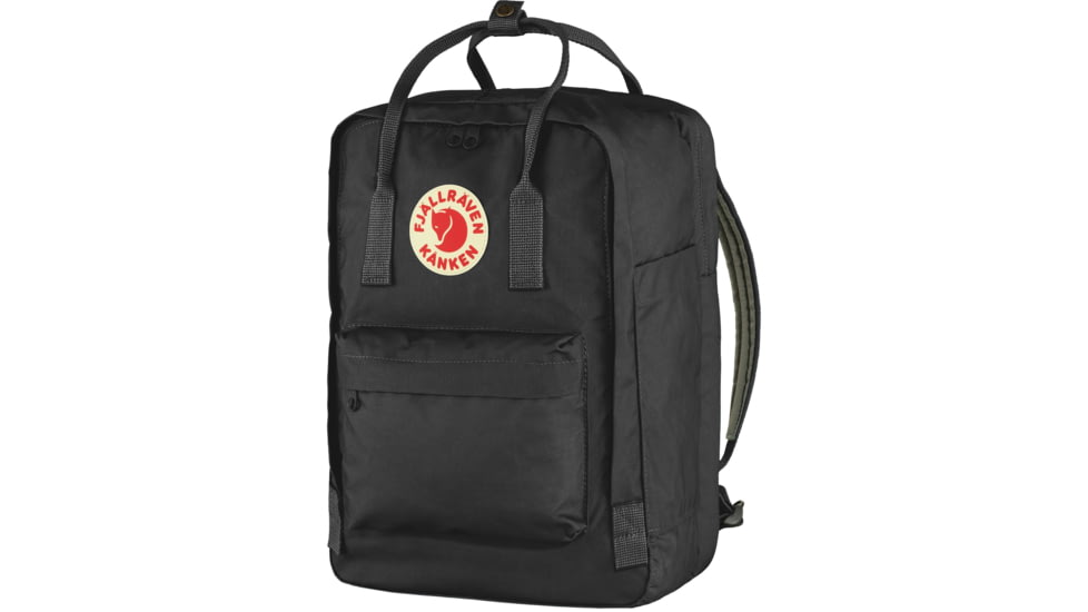 Fjallraven Kanken Laptop 15in Pack, Black, One Size, F23524-550-One Size