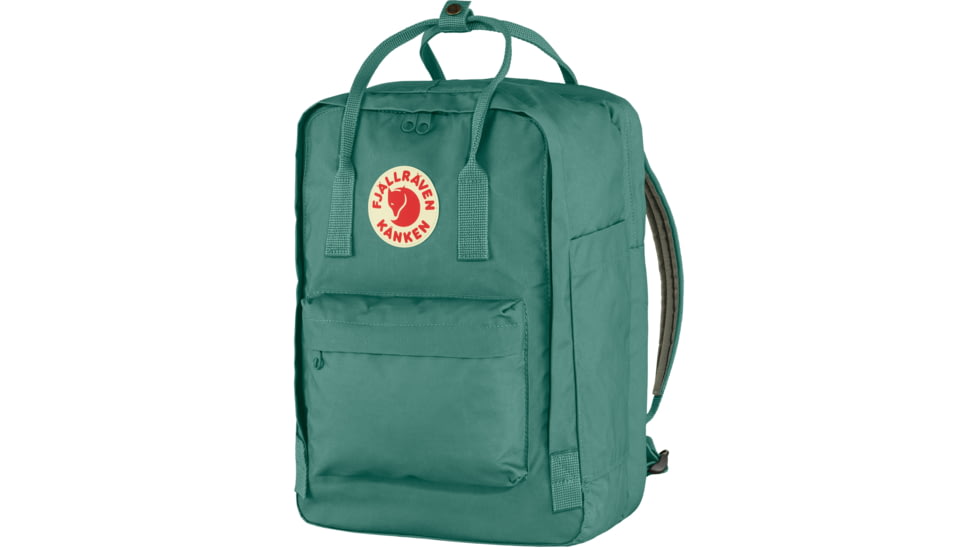 Fjallraven Kanken Laptop 15in Pack, Frost Green, One Size, F23524-664-One Size