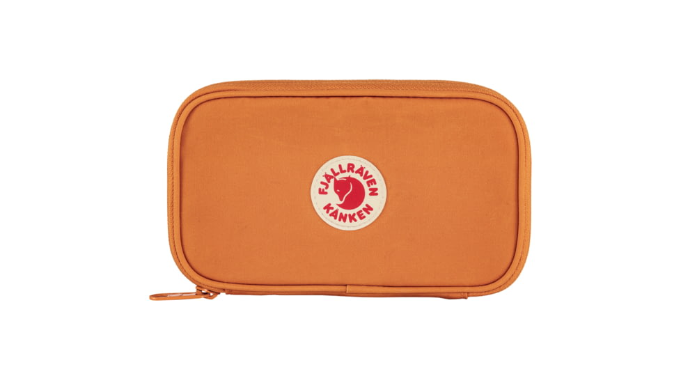Fjallraven Kanken Travel Wallet, Spicy Orange, One Size, F23781-206-One Size
