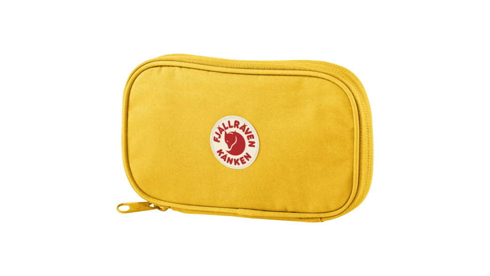 Fjallraven Kanken Travel Wallet, Warm Yellow, F23781-141-One Size