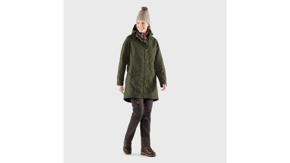 Fjallraven Karla Hydratic Jacket - Womens, Deep Forest, Large, F84122-662-L