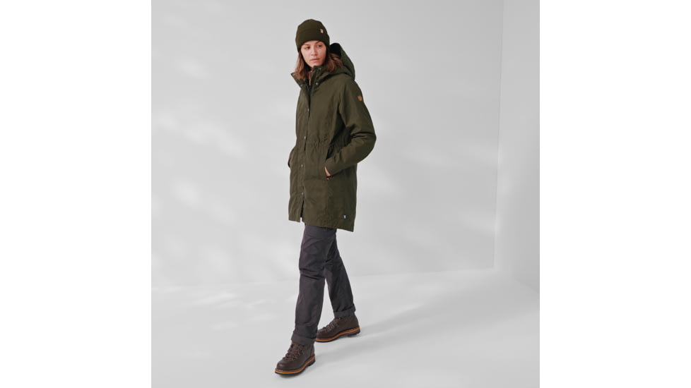 Fjallraven Karla Hydratic Jacket - Womens, Deep Forest, Large, F84122-662-L