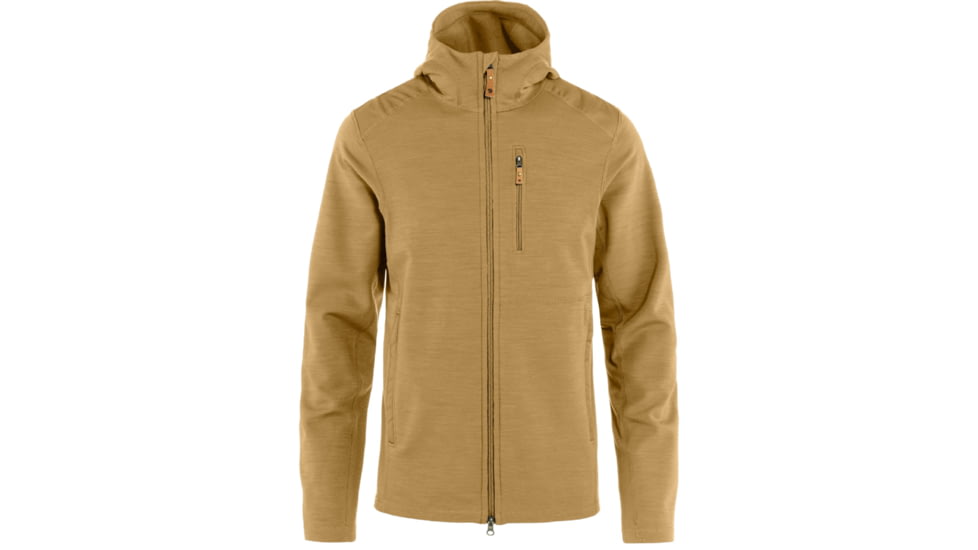 Fjallraven Keb Fleece Hoodie - Mens, Buckwheat Brown, Extra Small, F81479-232-XS