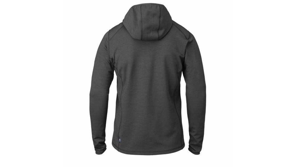 Fjallraven Keb Fleece Trekking Hoodie - Mens, Dark Grey-Black, Small, F81878-020-030-S