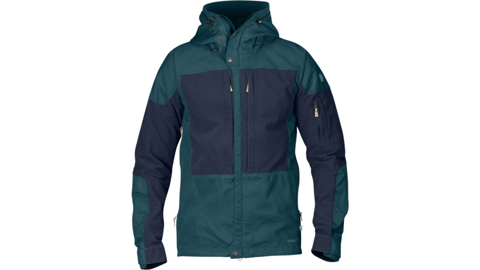 Fjallraven Keb Jacket - Men's-Glacier Green/Dark Navy-Medium