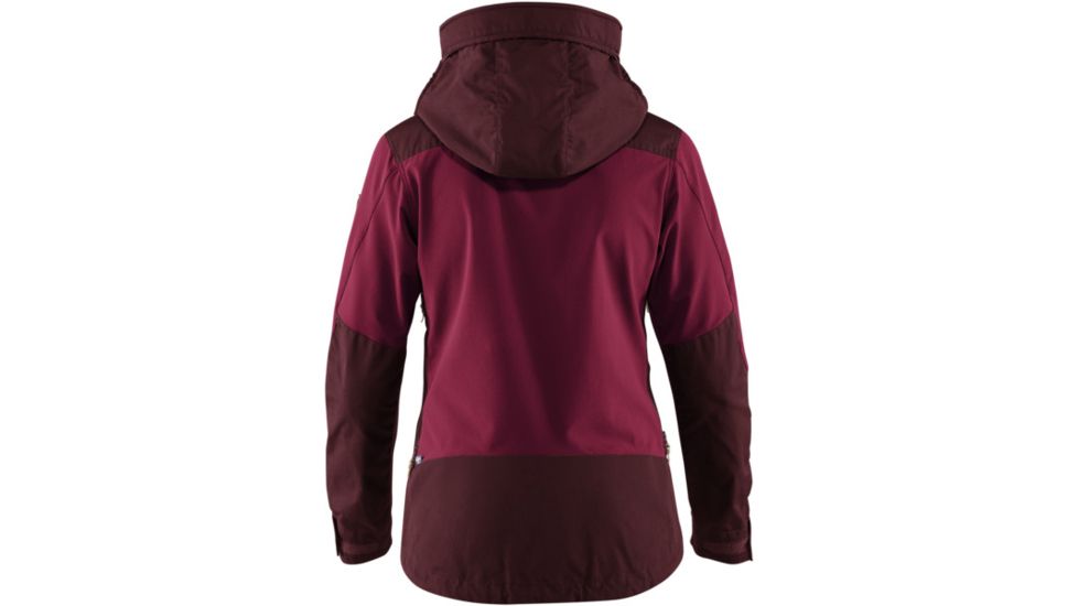 Fjallraven Keb Jacket - Womens, Dark Garnet-Plum, Large, F89892-356-420-L