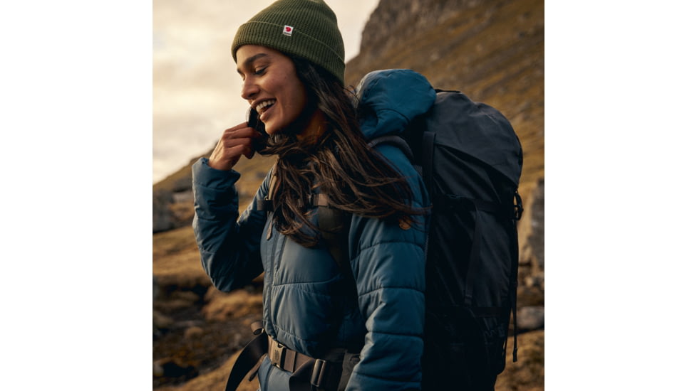 Fjallraven Keb Padded Hoodie - Womens, Mountain Blue, Extra Small, F89630-570-XS