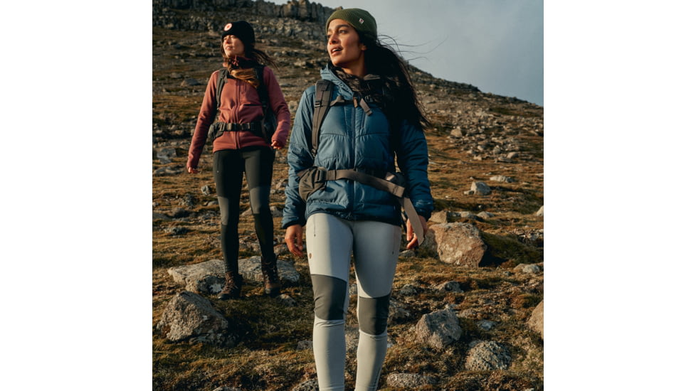 Fjallraven Keb Padded Hoodie - Womens, Mountain Blue, Extra Small, F89630-570-XS