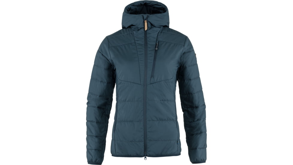 Fjallraven Keb Padded Hoodie - Womens, Mountain Blue, Extra Small, F89630-570-XS