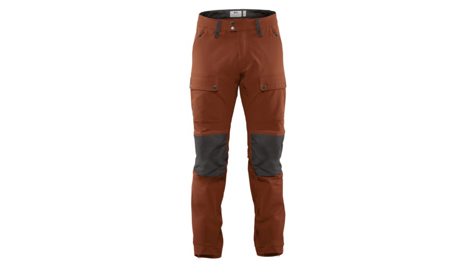 Fjallraven Keb Touring Trousers - Mens, Autumn Leaf/Stone Grey, US 33-34/EU 50, Regular Inseam, F82283R-215-018-50-R