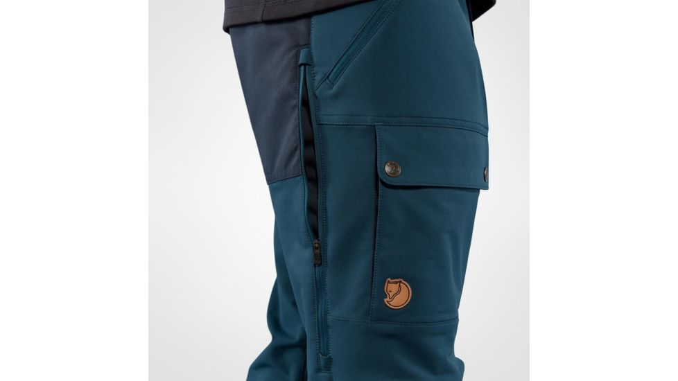 Fjallraven Keb Touring Trousers - Mens, Storm/Night Sky, 56 Waist, Long Inseam, F82283-638-575-56