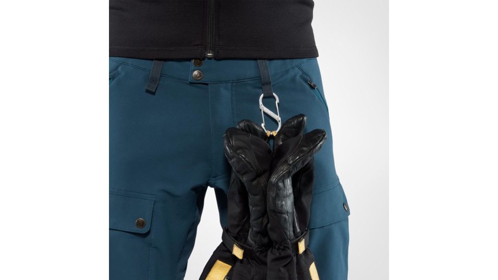 Fjallraven Keb Touring Trousers - Mens, Storm/Night Sky, 56 Waist, Long Inseam, F82283-638-575-56