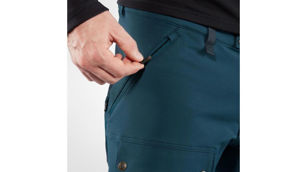 Fjallraven Keb Touring Trousers - Mens, Storm/Night Sky, 56 Waist, Long Inseam, F82283-638-575-56