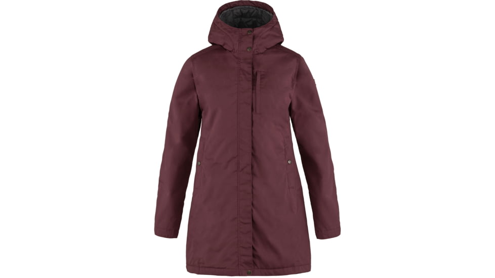 Fjallraven Kiruna Padded Parka - Womens, Port, Medium, F89644-357FR-M