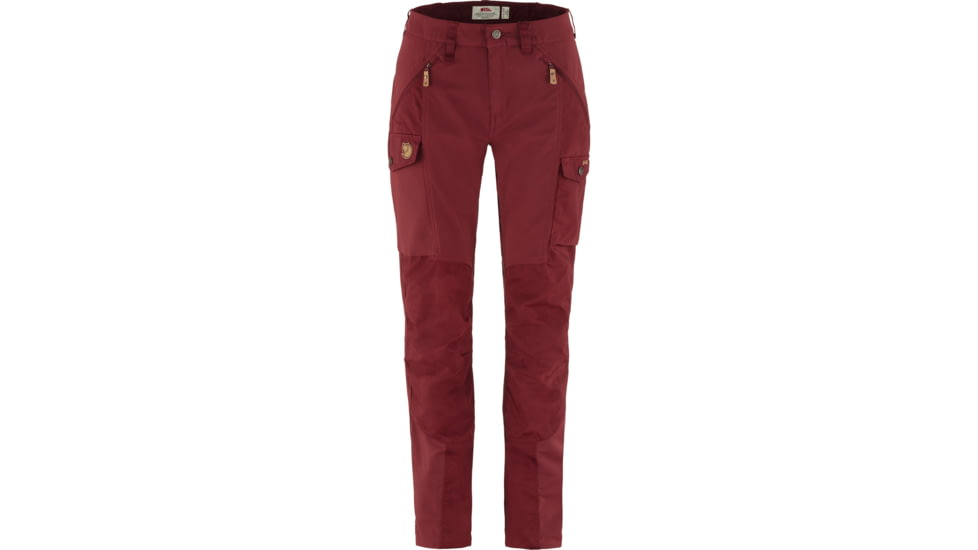 Fjallraven Nikka Curved Trousers - Women's, 44 Euro, 33 in Waist, Regular Inseam, Bordeaux Red, F89638-347-44