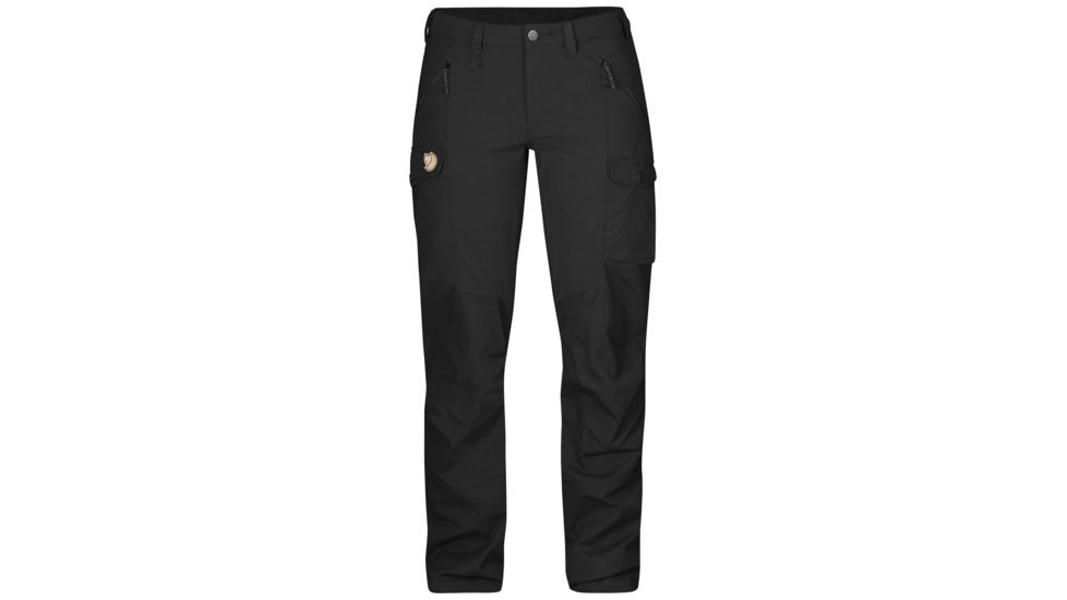 Fjallraven Nikka Trousers - Women's-Black-Raw Length-EU 36