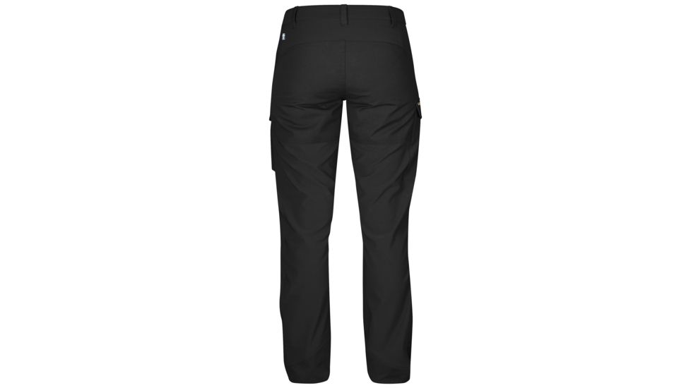 Fjallraven Nikka Trousers - Women's-Black-Raw Length-EU 36
